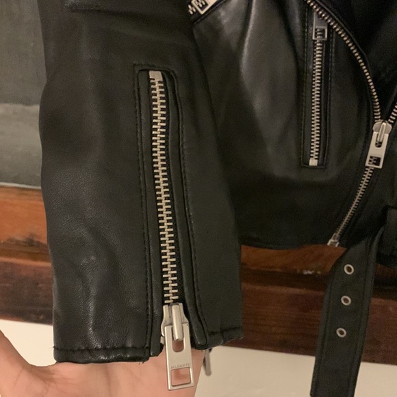 All Saints Leather Jacket - Picture 8 of 11